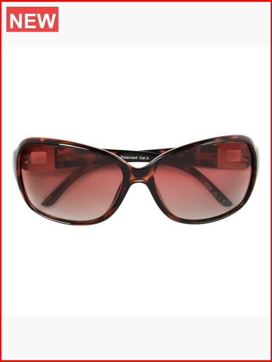 Polarized Sunglasses for Women, Tortoise Shell Retro Square Frame main image 6